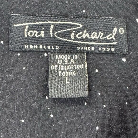 Tori Richard Shirt Mens Large Santa Seaplane Christmas Map Hawaii Aloha Vintage - Picture 8 of 13